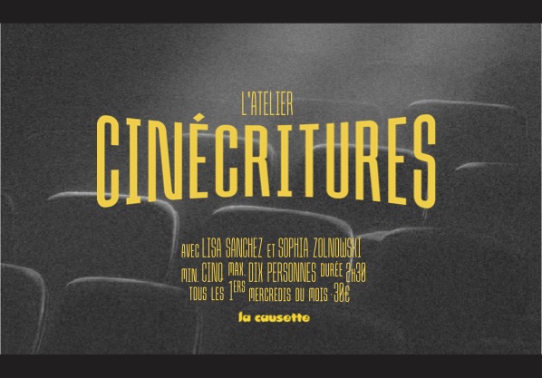 L'atelier Cinécritures — La Causotte